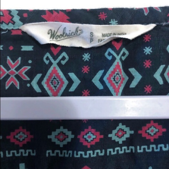 Women’s Woolrich HighLow Aztec Blouse - Picture 3 of 4